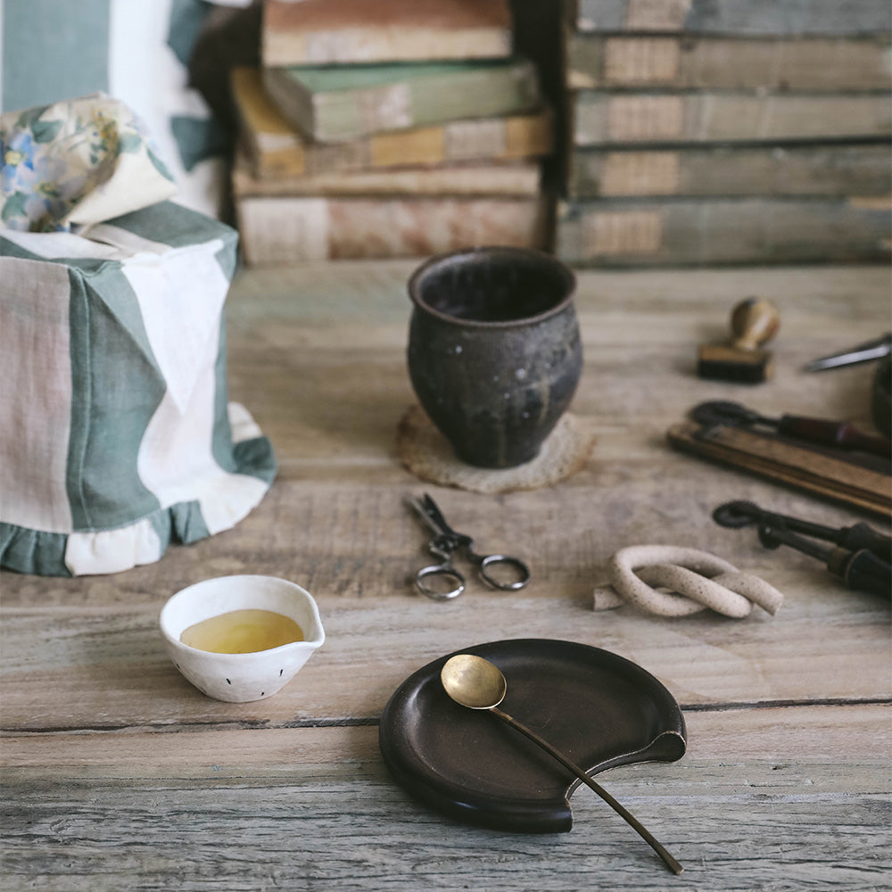 Handcrafted Ceramic Spoon Holder