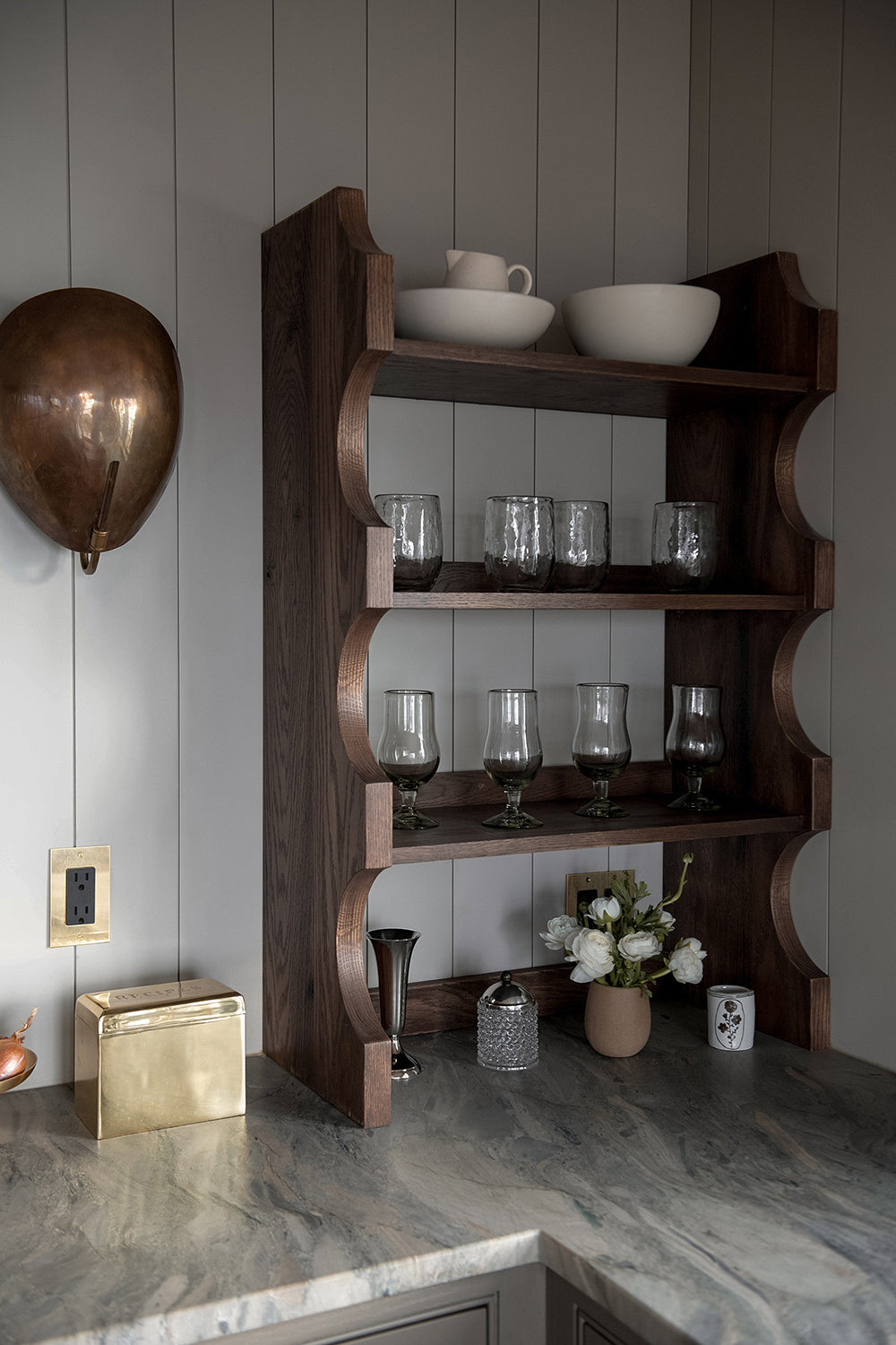 Elegant Brass Recipe Storage Box