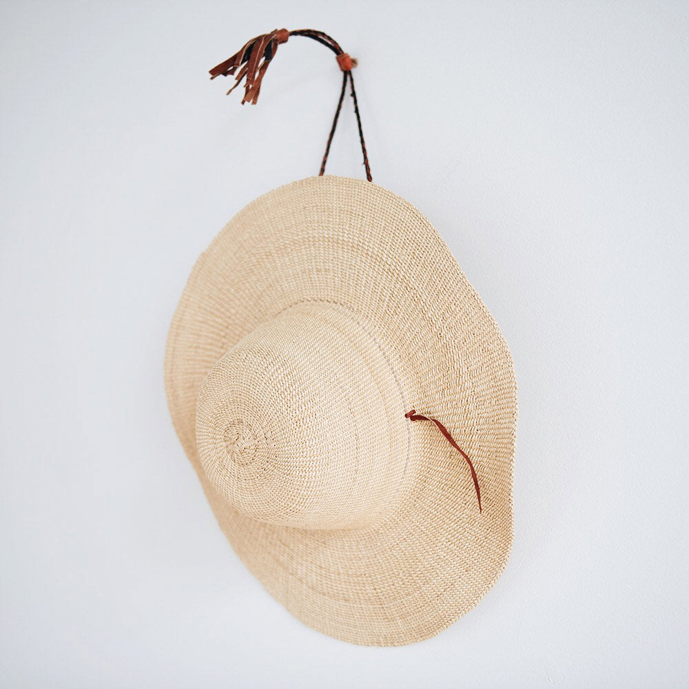 Ghanaian Woven Straw Hat