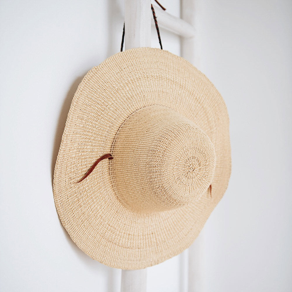 Ghanaian Woven Straw Hat