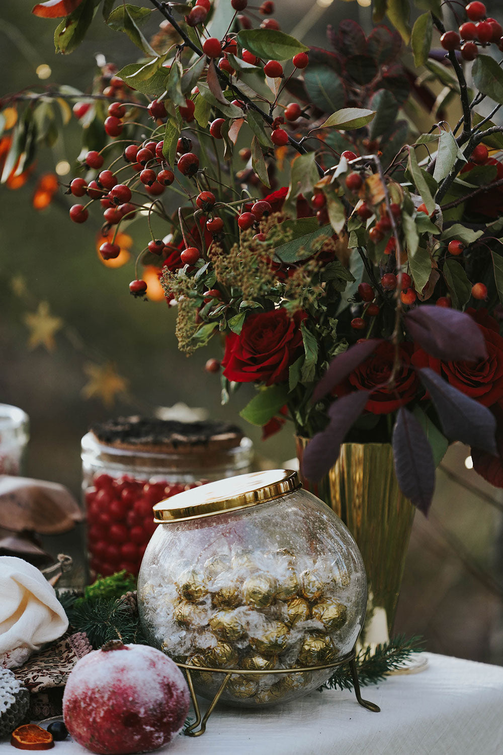 Artisan Handcrafted Glass Storage Jar