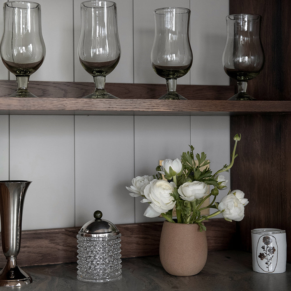 Artisan Hand-Painted Porcelain Flower Vase