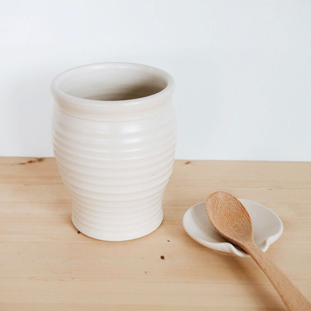 Stoneware Kitchen Utensil Holder