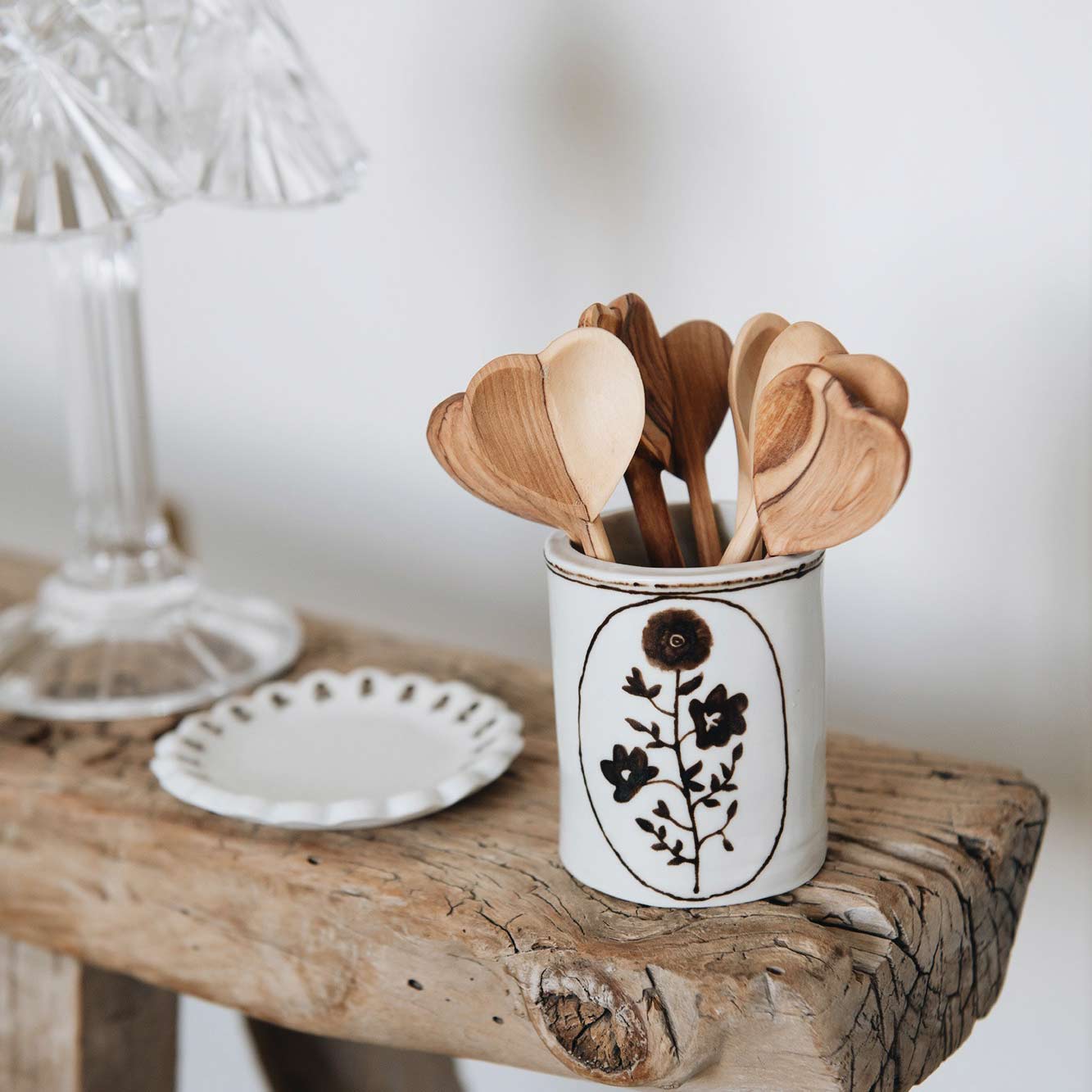 Artisan Hand-Painted Porcelain Flower Vase