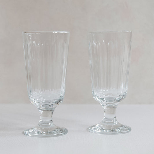 Set of Footed Drinking Glasses