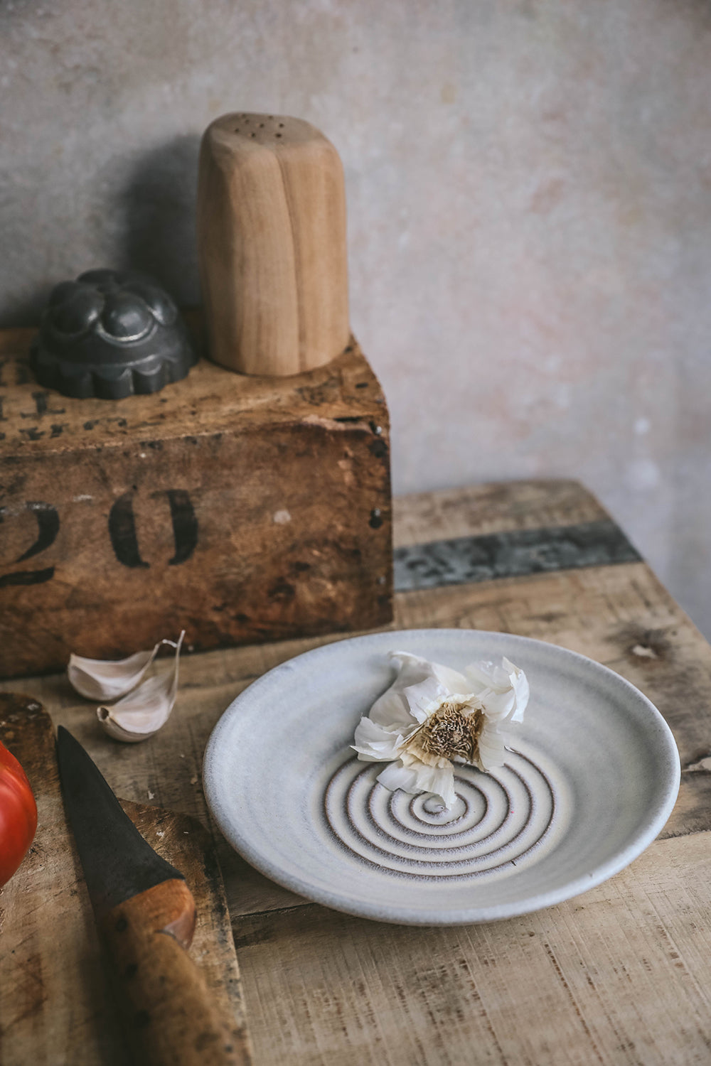 Clay Garlic Keeper