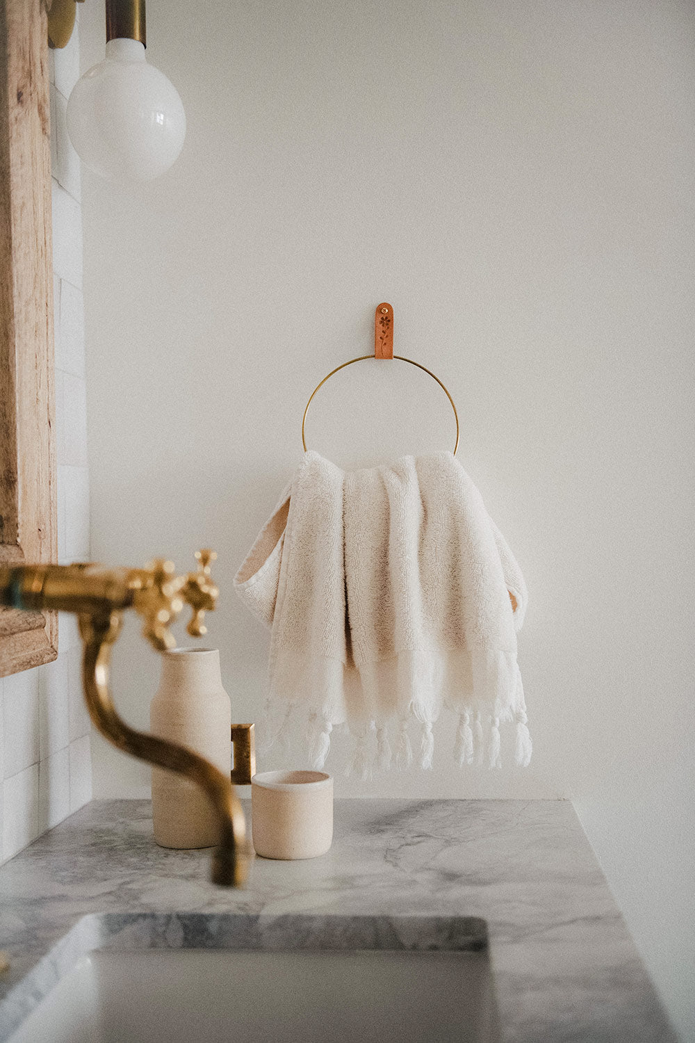 Natural Handwoven Turkish Cotton Towel