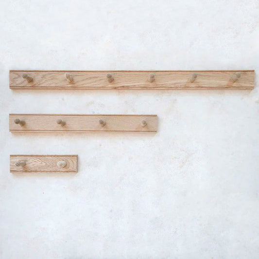 Oak Shaker Style Peg Rail