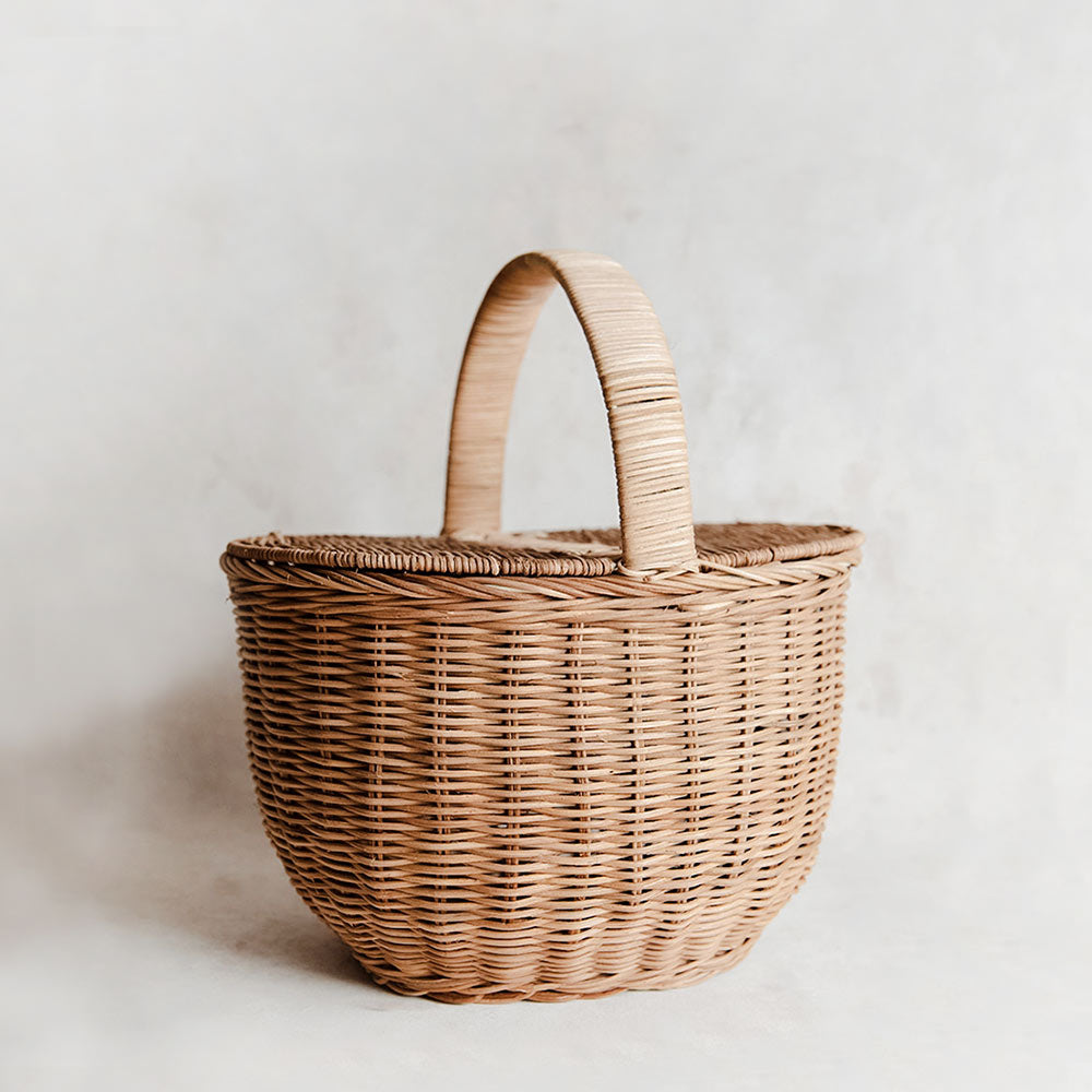 Ripley Woven Rattan Basket