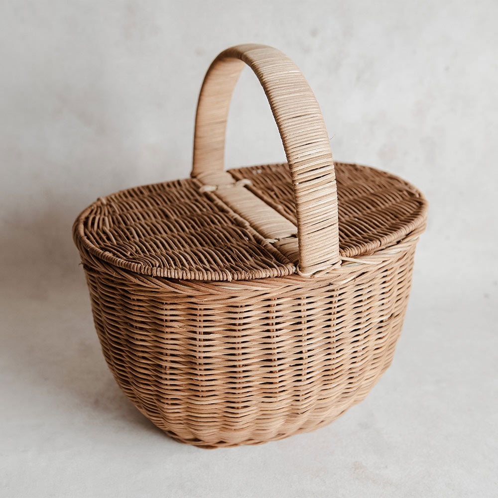 Ripley Woven Rattan Basket
