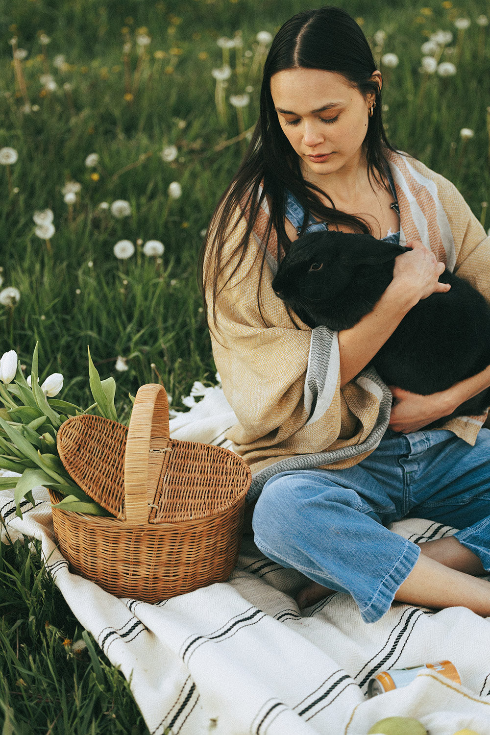 Ripley Woven Rattan Basket