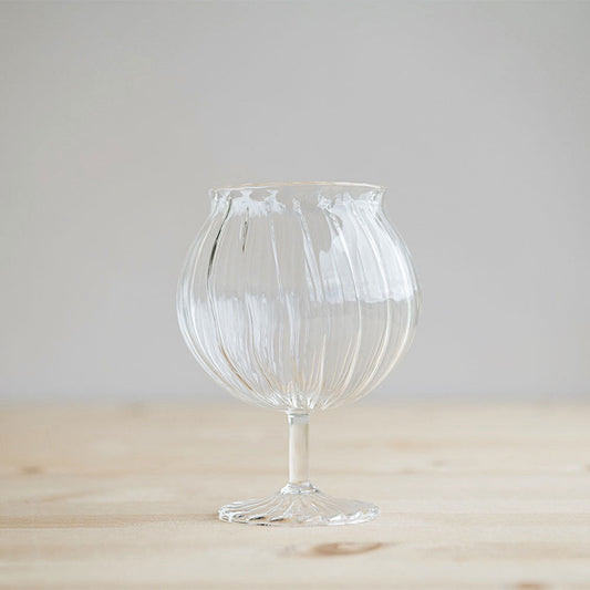 Short Fluted Blossom Glassware