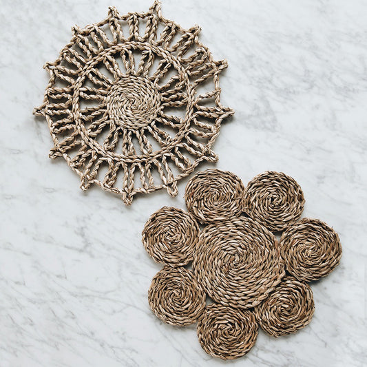 Handcrafted Seagrass Charger Plate