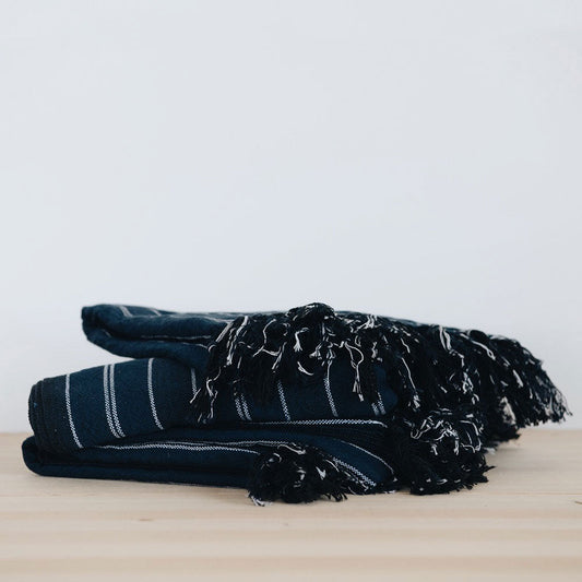Indigo Handwoven Turkish Towel